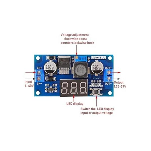 DROK LM2596 Convertidor de control analógico DCDC_2