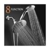 DreamSpa Cabezal de ducha de lluvia de 3 vías y 8