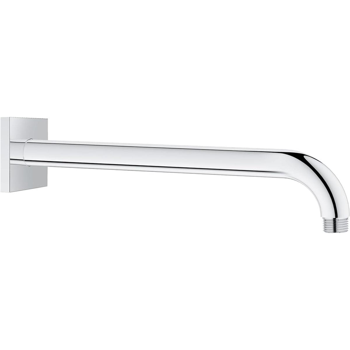 Rainshower Brazo de ducha con brida cuadrada de 12 pulgadas