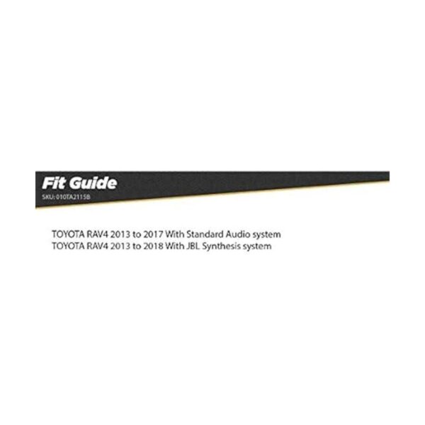 Scosche ISO de montaje lateral para 2013up Toyota RAV4_2