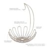Spectrum Diversified Bloom Cesta pequeña y colgador de_6