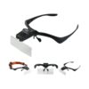 Beileshi visor con 5 lentes de aumento con 2 LED lupa de