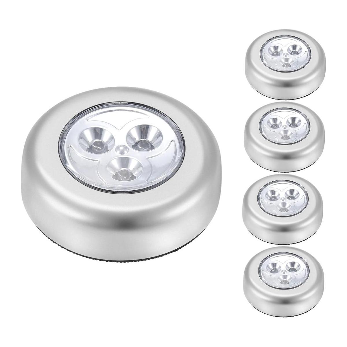 Paquete de 5 luces LED IPOW inalámbricas de noche lámpara