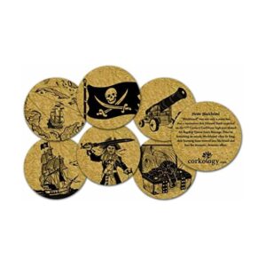 Corkology piratas posavasos corcho_1