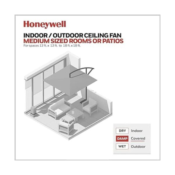 Honeywell Ceiling Fans Belmar 50199 52 pulgadas para_4