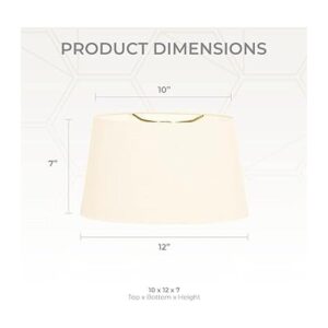 Royal Designs Inc. HB61112EG Pantalla de lámpara ovalada_3