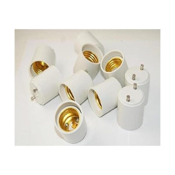 Rextin Adaptador de lámpara LED GU24 a E26E27 10 unidades