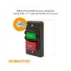 Interruptor de encendido apagado monofásico POWERTEC