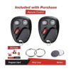 Repuestos de control remoto de 3 botones para entrar al_2