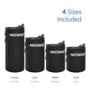 Neewer 4X Lens Case Lens Pouch Bag with Thick Protective