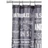 Avanti Linens Chalk It Up Cortina de ducha de 72 x 72_2