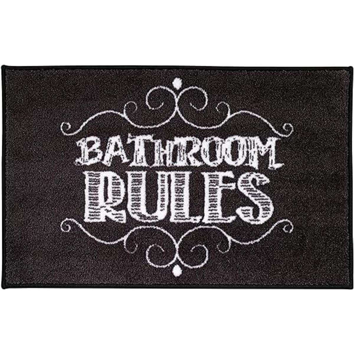 Avanti Linens Chalk it Up Alfombra de baño 20.0 x 30.0