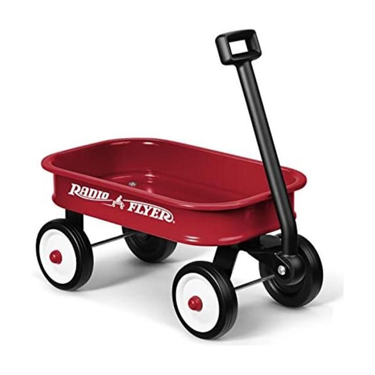 Radio Flyer Carro de juguete rojo pequeño de 12.5 pulgadas