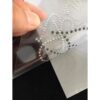 Junior dama transparente Rhinestone Hierro Sobre Bling de_5