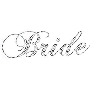 Classic novia claro rhinestone Hierro de transferencia_1