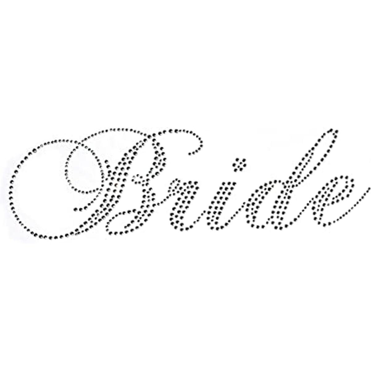 Classic novia claro rhinestone Hierro de transferencia