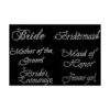 Maid of Honor Clear Rhinestone Hierro Sobre Bling de_6