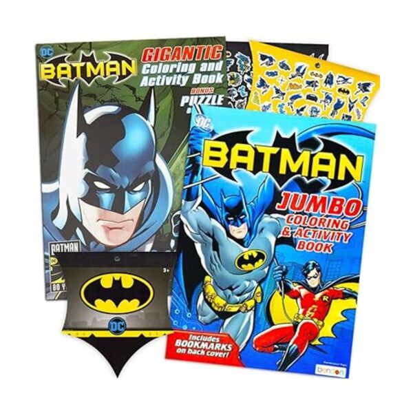 DC Comics Batman para colorear y Activity Book Set con_5