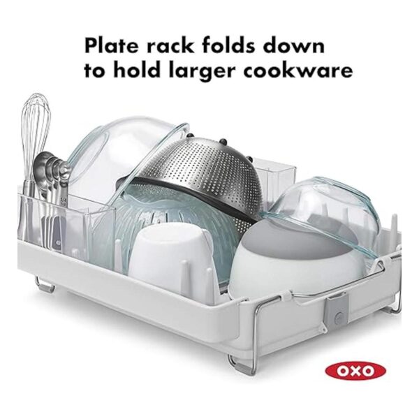 OXO estante plegable para platos Blanco diseño 1_2