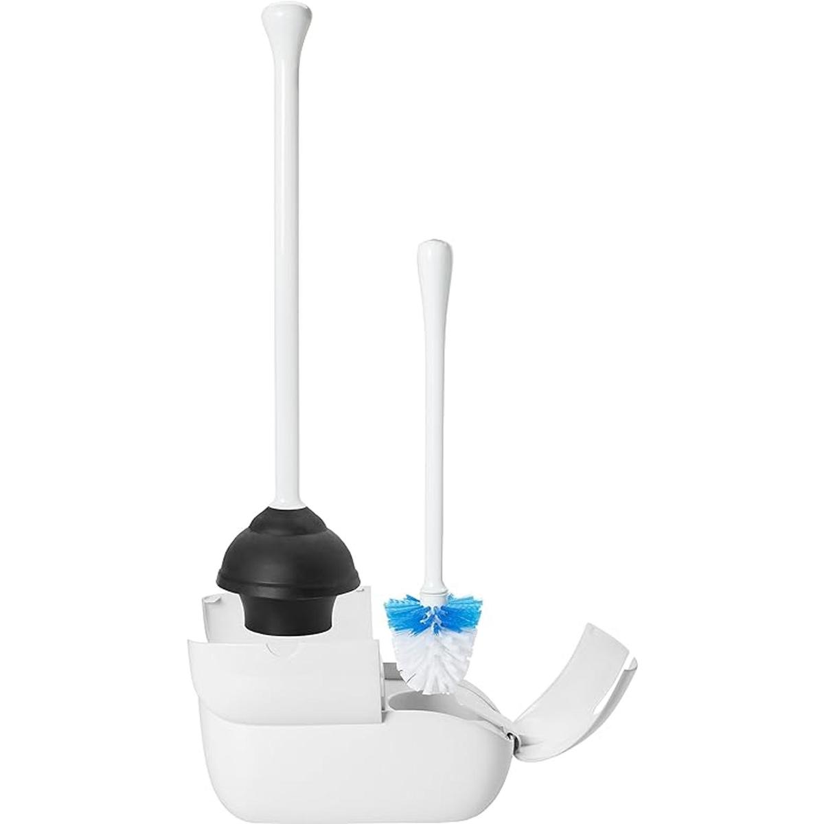 OXO Good set de cepillo para inodoro y desatascador