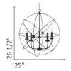 Canarm ICH282B05ORB25 Sumerside Lámpara de araña de 5_3