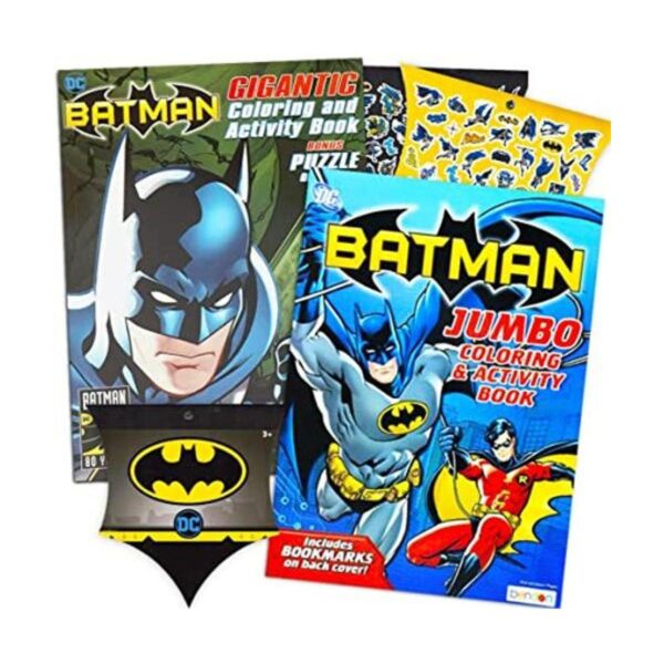 DC Comics Batman para colorear y Activity Book Set con_1
