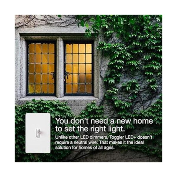 Lutron Toggler LED Dimmer Para bombillas LED_5