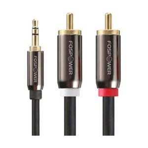 Cable de audio FosPower RCA de 0.138 in a RCA 6 pies_1