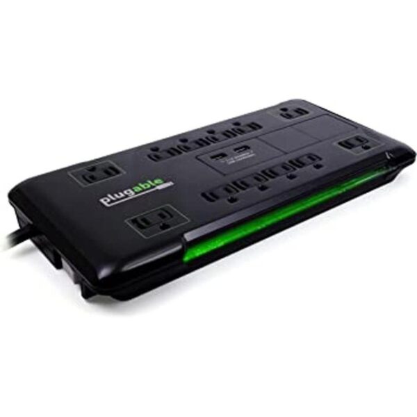 Plugable Regleta protectora contra sobretensiones con USB_1