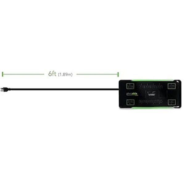 Plugable Regleta protectora contra sobretensiones con USB_4