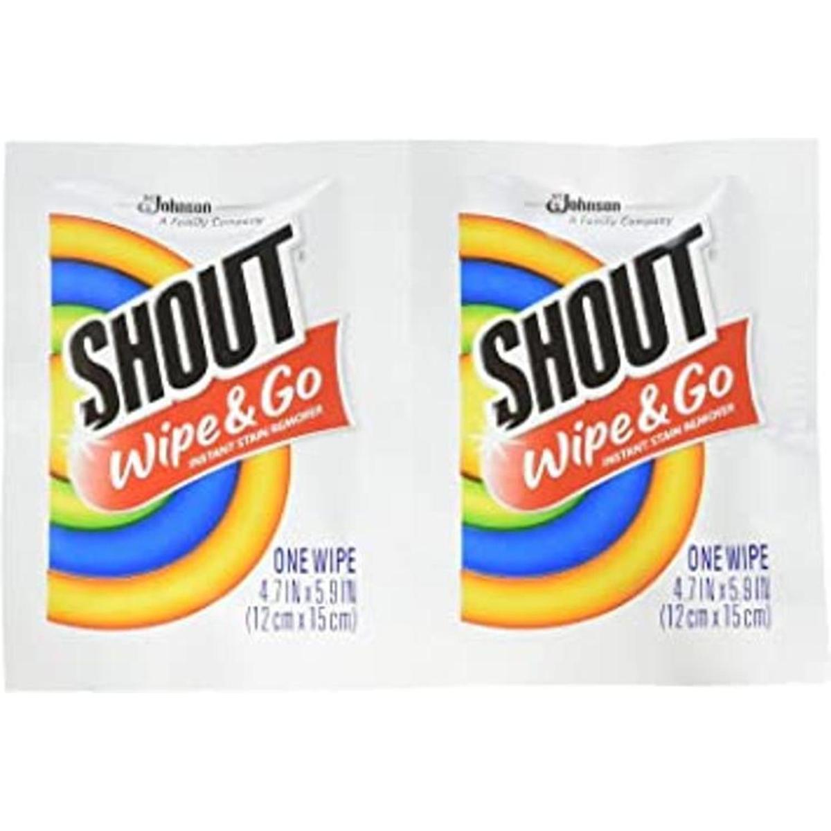 Shout Toallitas estuche de 80 unidades