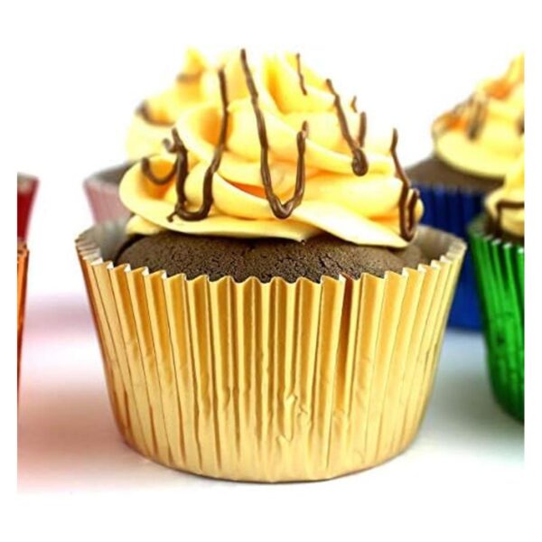 Eoonfirst moldes de papel metálico para cupcakes para