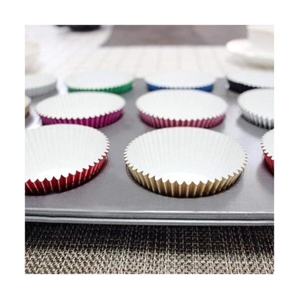 Eoonfirst moldes de papel metálico para cupcakes para