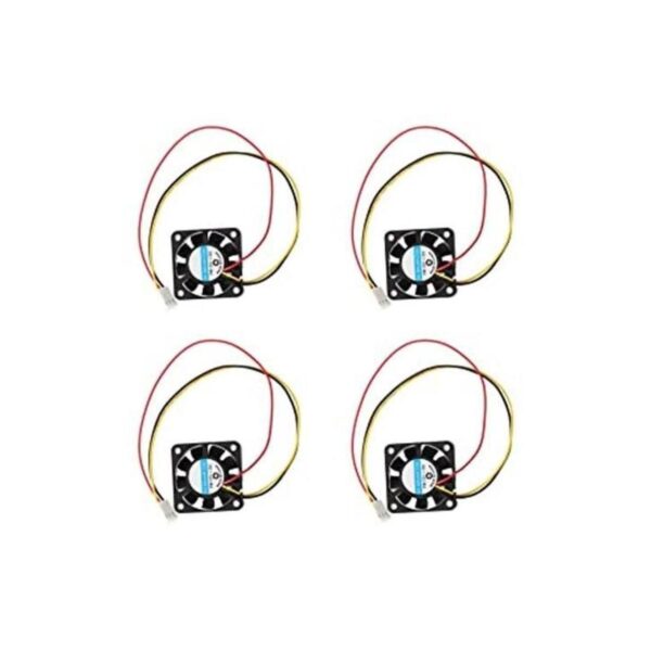 HiLetgo 4 ventiladores DC de 12 V 4010 de 3 pines mini_1
