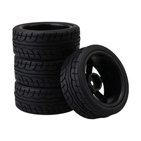 BQLZR 4PCS RC1 10 Coche deportivo plano con neumáticos de_1