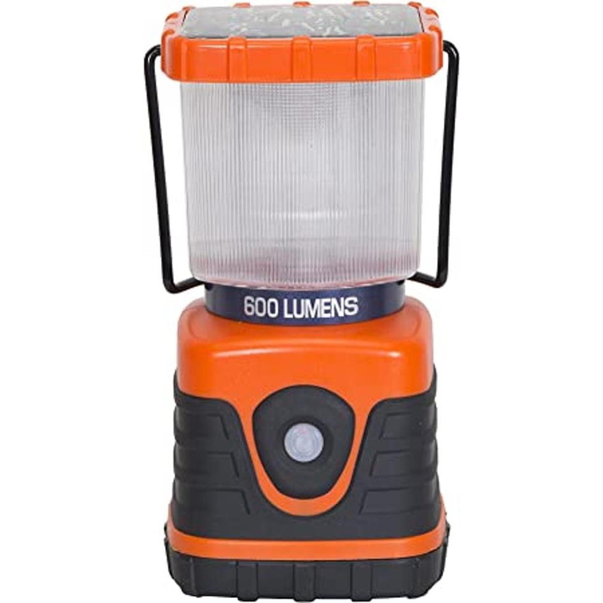 Stansport Linterna solar 600 lúmenes color naranja y