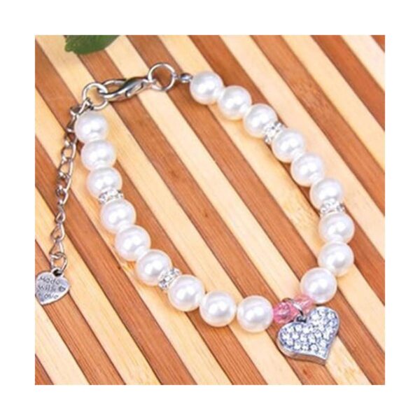 PETFAVORITES Collar de diseño de corazón de cristal de_3