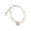 PETFAVORITES Collar de diseño de corazón de cristal de_1