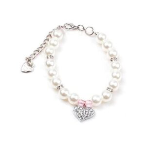 PETFAVORITES Collar de diseño de corazón de cristal de_1