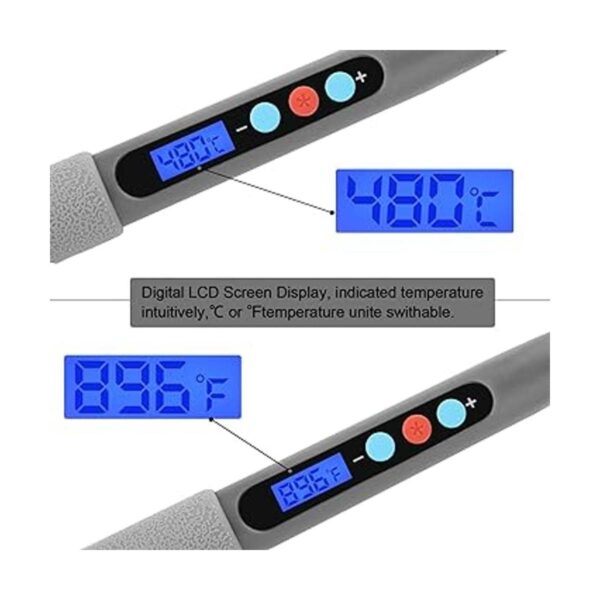 Soldador de soldadura con pantalla LCD termostática_2