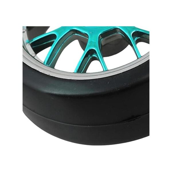 BQLZR Llanta de rueda de plástico azul en forma de Y con_5