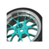 BQLZR Llanta de rueda de plástico azul en forma de Y con_4
