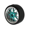 BQLZR Llanta de rueda de plástico azul en forma de Y con_3