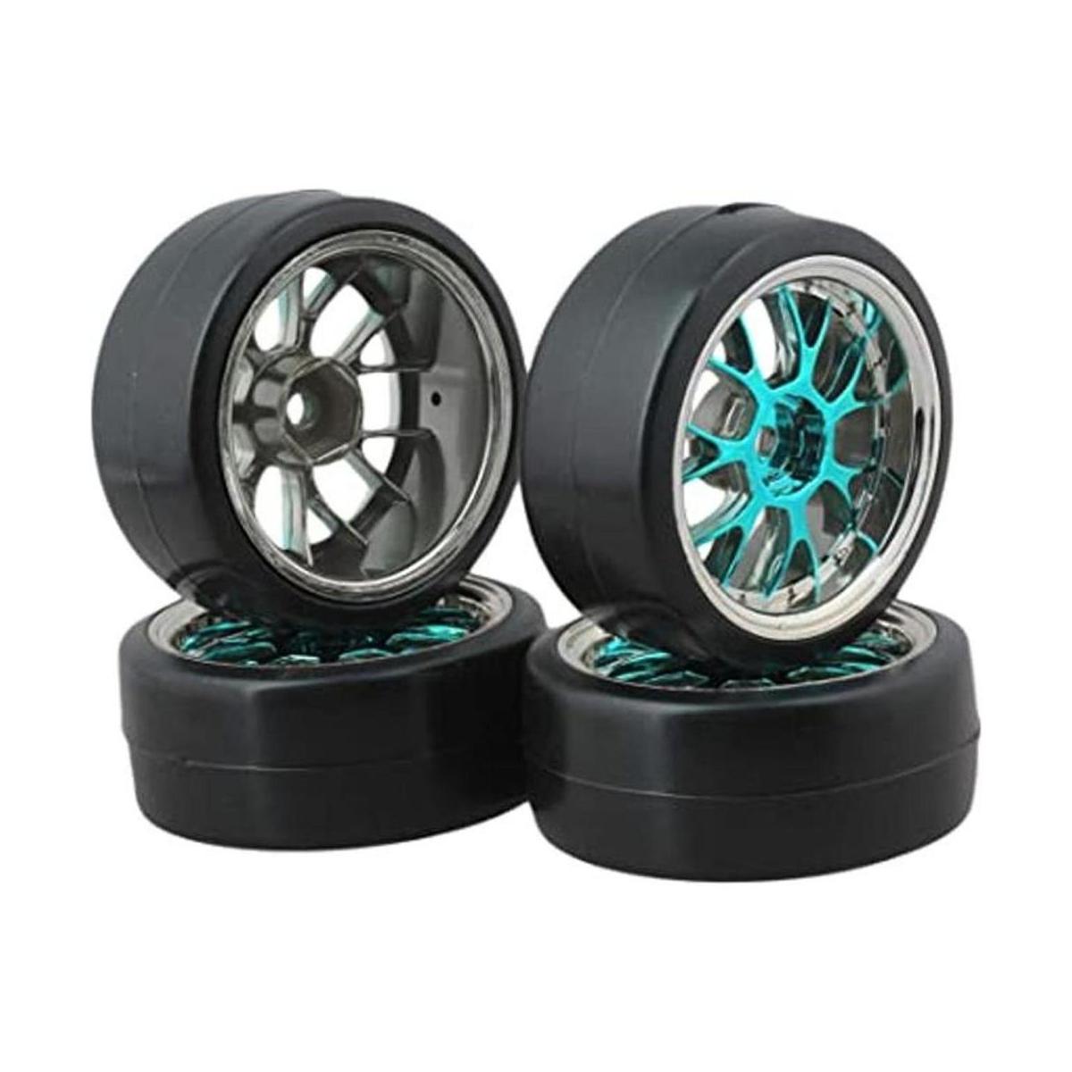BQLZR Llanta de rueda de plástico azul en forma de Y con