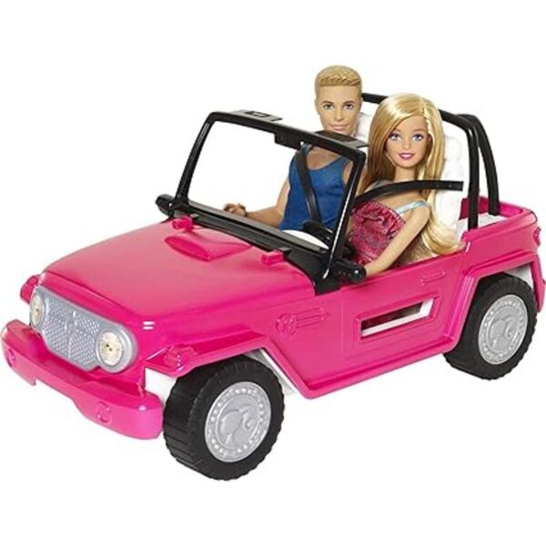 Auto turismo de playa de Barbie con Ken_2