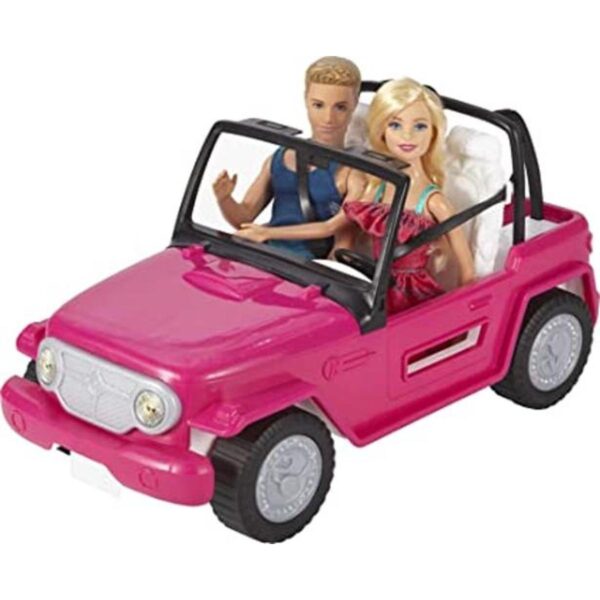 Auto turismo de playa de Barbie con Ken_1