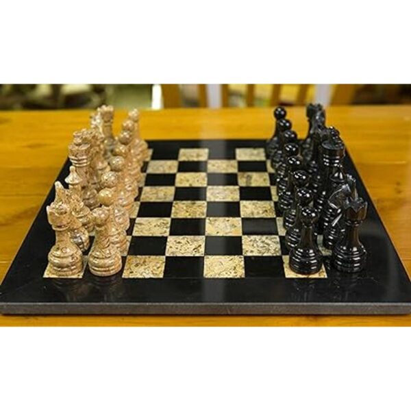 Radicaln Juego de mesa de ajedrez de mármol completo hecho_2