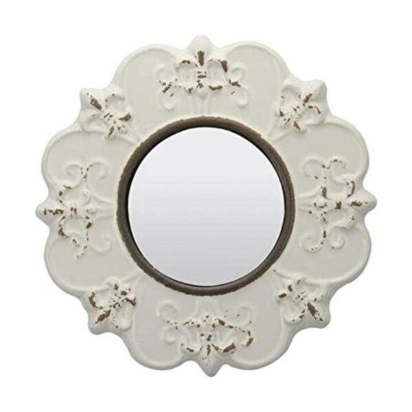 Stonebriar Espejo decorativo de pared redondo de cerámica_1