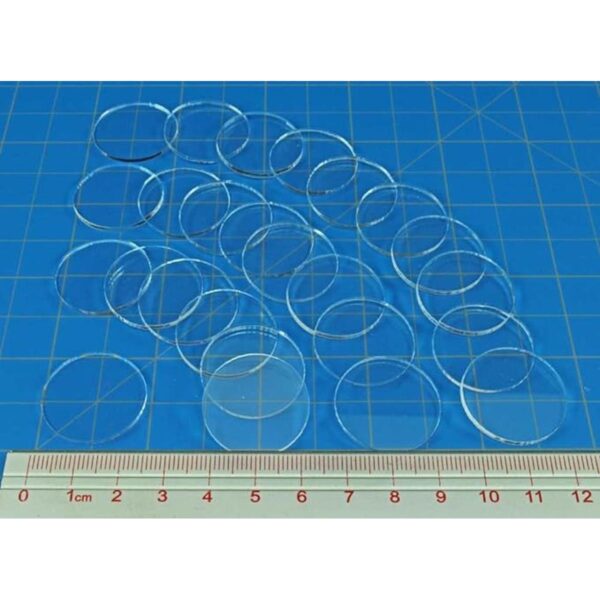 LITKO Bases circulares transparentes en miniatura de 0.39_2