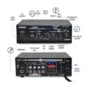 Pyle Home Mini Amplificador de potencia estéreo 2 x 40_2